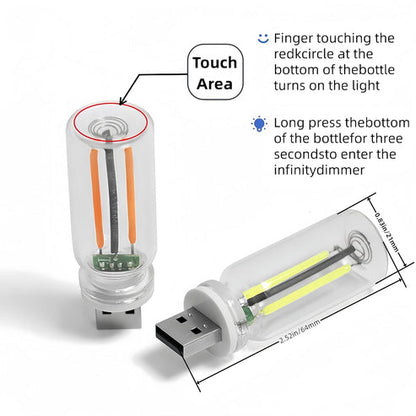 TECTED™ Neon USB LED lampje – Draagbaar voor Laptop, Auto & Nachtlicht