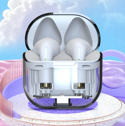 TECTED™ Glassbuds Wit – Draadloze Oordopjes met Active Noise Cancelling