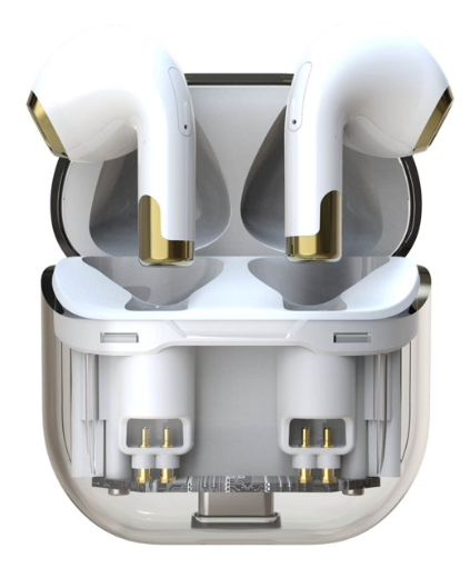 TECTED™ Glassbuds Wit – Draadloze Oordopjes met Active Noise Cancelling