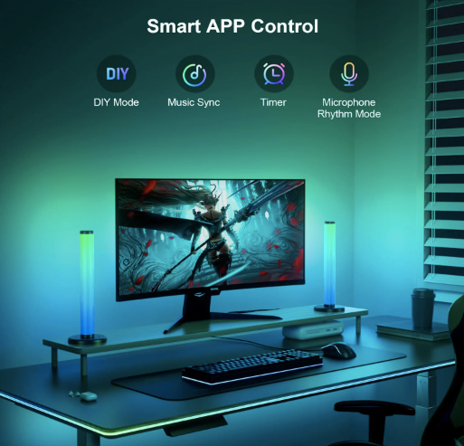 TECTED™ 360° LED Lightbar – Smart Gaming & Entertainment Verlichting