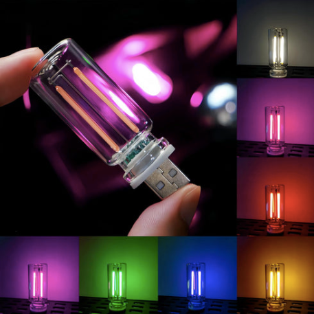 TECTED™ Neon USB LED lampje – Draagbaar voor Laptop, Auto & Nachtlicht