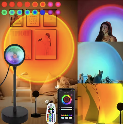 TECTED™ Motion Sunset Lamp – App & RGB Projectie